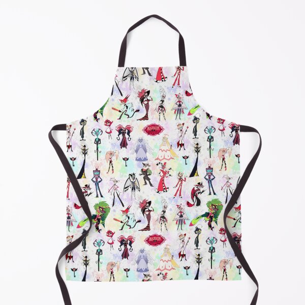Item preview, Hazbin Hotel Hear My Hope Overlords Seamless Pattern w/ Colorful Background designed and sold by Playful Patternz.