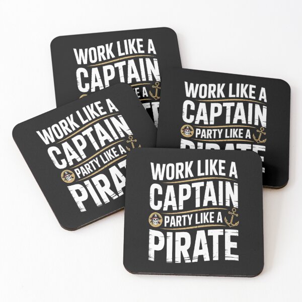 Item preview, Work Like a Captain Party Like a Pirate designed and sold by StuffNestie.