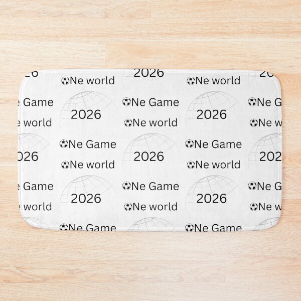 Item preview, One World One Game – football Sport Design designed and sold by designoorkh.