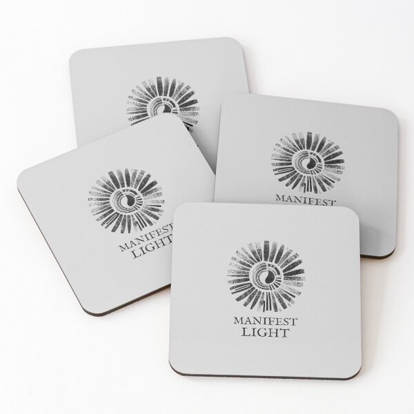 Item preview, Manifest Light Emblem, Black on Light Grey designed and sold by nikoart001.