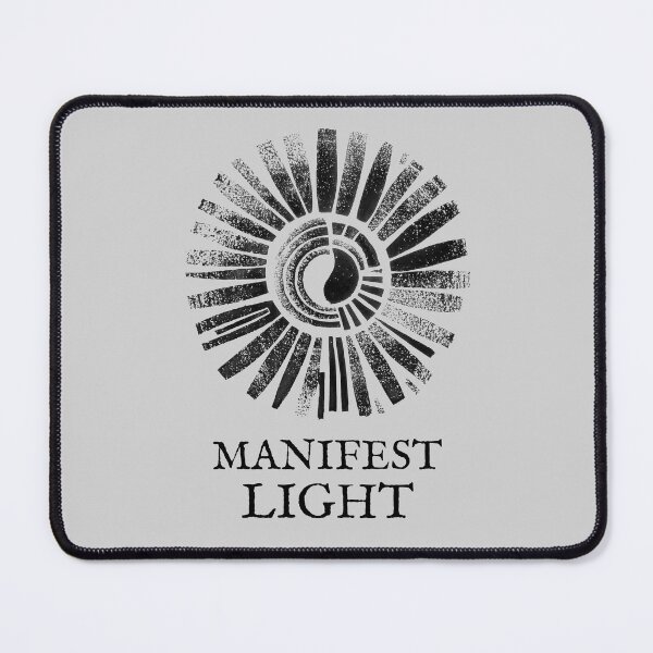 Item preview, Manifest Light Emblem, Black on Light Grey designed and sold by nikoart001.