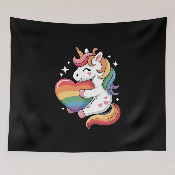 Item preview, LGBTQ Rainbow Unicorn Sweet Pride designed and sold by FaithAbbott.