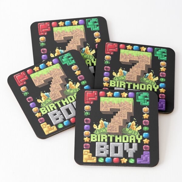 Item preview, 7th Birthday 7 Years Old Video Gamer Pixel Birthday Boys 1  designed and sold by MarkLeedsArt.