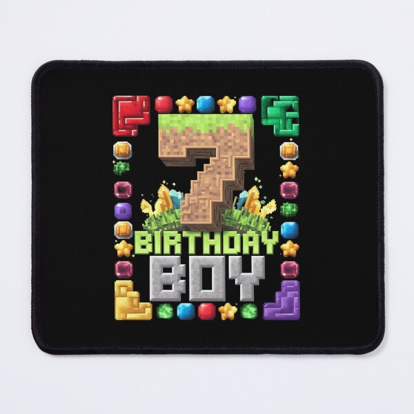 Item preview, 7th Birthday 7 Years Old Video Gamer Pixel Birthday Boys 1  designed and sold by MarkLeedsArt.