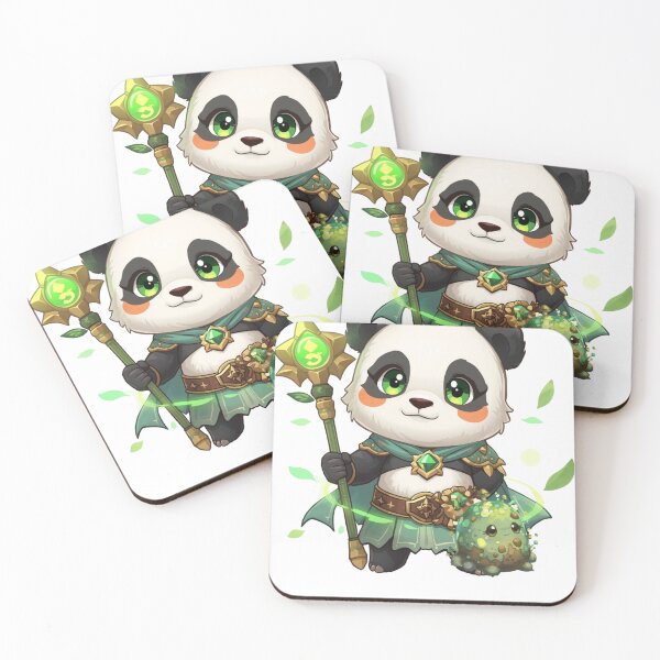 Item preview, Eldarion Greenbloom – Warden of the Living Earth | Monzora Fantasy Panda Druid designed and sold by Monzora.