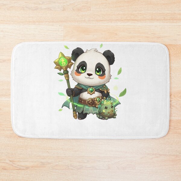 Item preview, Eldarion Greenbloom – Warden of the Living Earth | Monzora Fantasy Panda Druid designed and sold by Monzora.