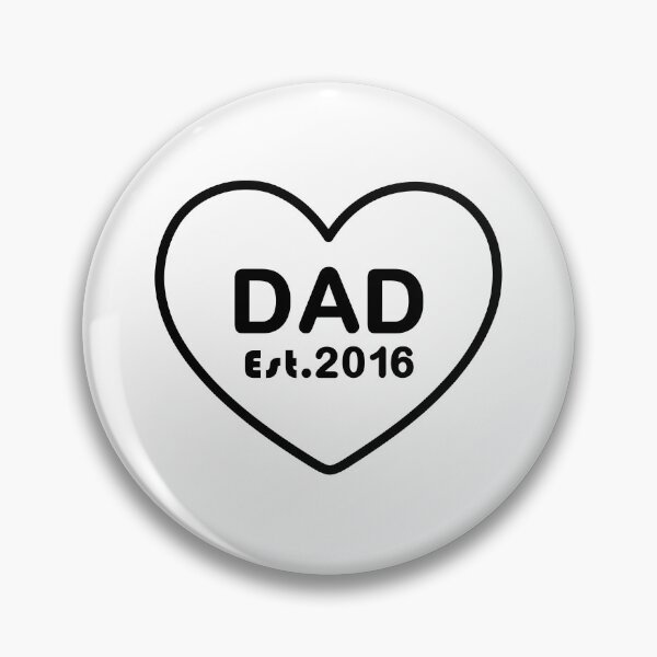 Item preview, Dad Est. 2016 Minimal Typography Design | Father Gift Simple Style designed and sold by ColorNestStudio.