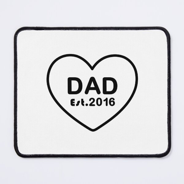 Item preview, Dad Est. 2016 Minimal Typography Design | Father Gift Simple Style designed and sold by ColorNestStudio.
