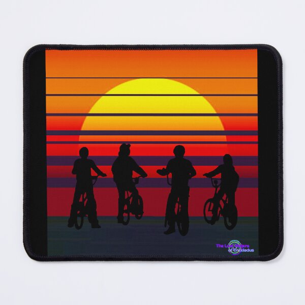 Item preview, 4 bikes line sun rise designed and sold by Lost Waters of Enceladus.