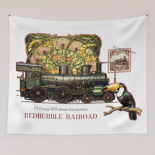 Item preview, REDBUBBLE RAILROAD - FS Group 835 designed and sold by GalluzziART.