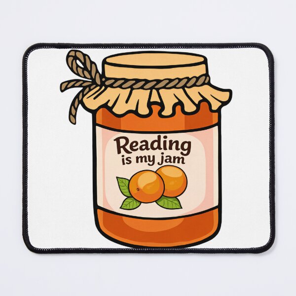 Item preview, Reading Is My Jam Books Before Sleep Peach Fruit designed and sold by HumansStuck12.