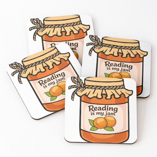 Item preview, Reading Is My Jam Books Before Sleep Peach Fruit designed and sold by HumansStuck12.
