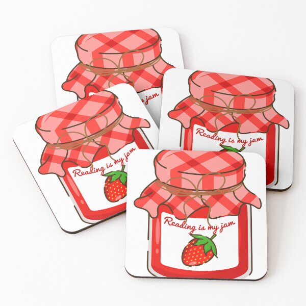 Item preview, Reading Is My Jam Daily Book Habit Strawberry Fruit designed and sold by HumansStuck12.