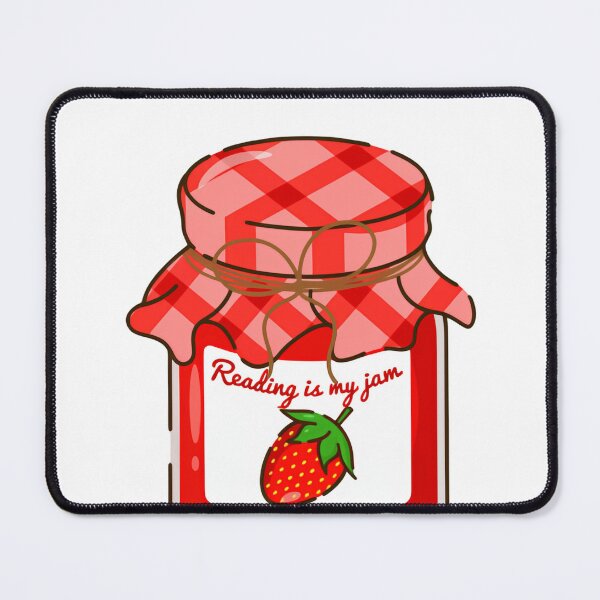 Item preview, Reading Is My Jam Daily Book Habit Strawberry Fruit designed and sold by HumansStuck12.