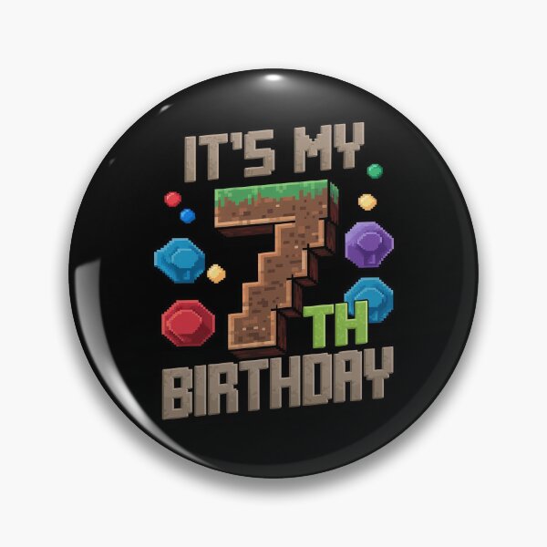 Item preview, 7th Birthday Boy It's My 7th Birthday Video Game Pixel designed and sold by MarkLeedsArt.