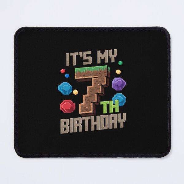 Item preview, 7th Birthday Boy It's My 7th Birthday Video Game Pixel  designed and sold by MarkLeedsArt.