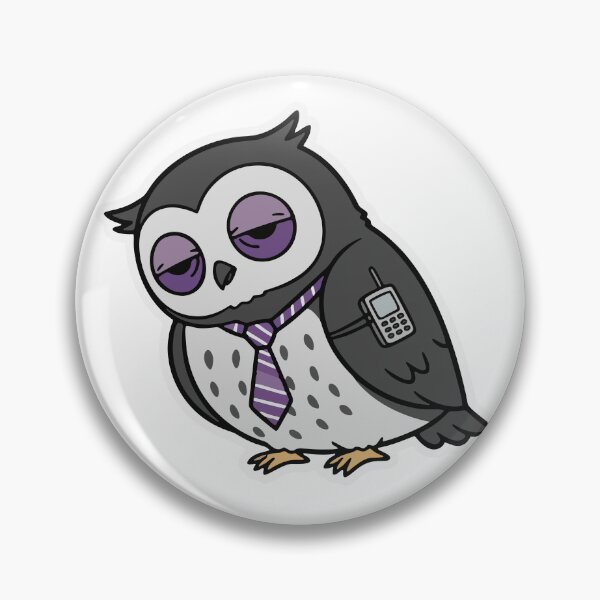 Item preview, Corporate Owl - On Call Night Shift Sticker designed and sold by misticalplace.