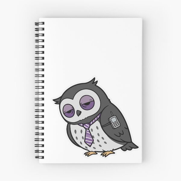 Item preview, Corporate Owl - On Call Night Shift Sticker designed and sold by misticalplace.