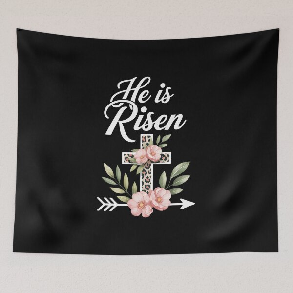 Item preview, Happy Easter Day He is Risen Toddler Girls Women Floral designed and sold by IdunayaStore.