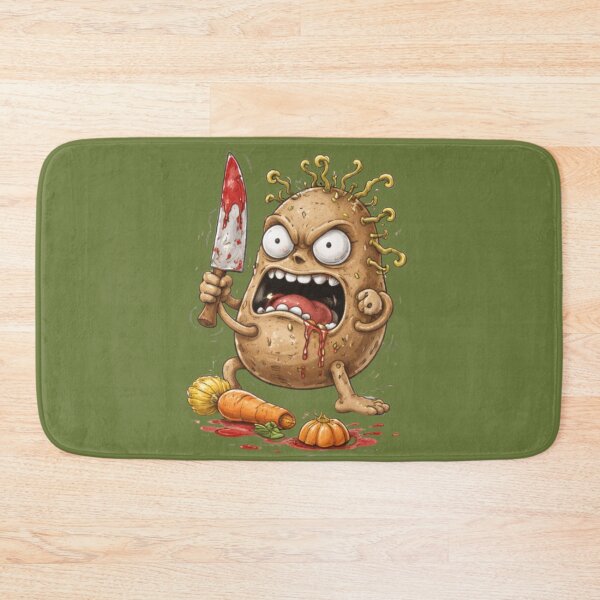 Item preview, Unhinged Potato Cartoon – Chaotic Ugly Food Character designed and sold by Ivy-Triggs.