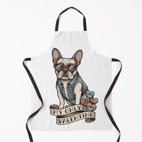 Item preview, My Only Valentine French Bulldog – Anti Valentine Dog Lover Single Funny Gift Design designed and sold by Luminari Creations.