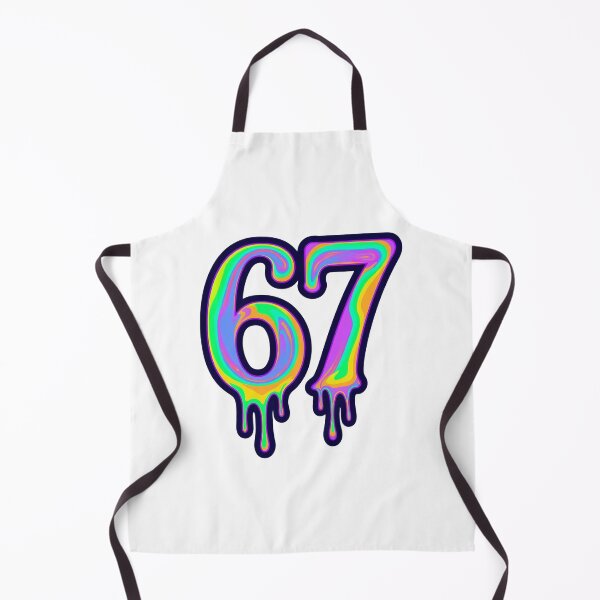 Item preview, 67 Birthday Neon Rainbow Drip designed and sold by TheNeuroVerse.