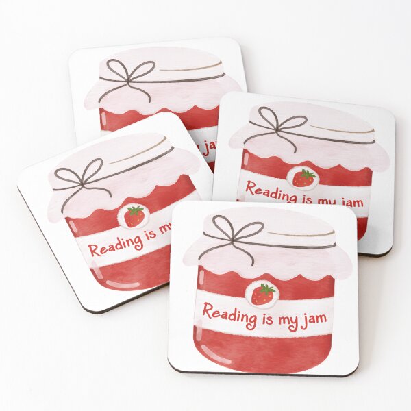 Item preview, Reading Is My Jam Always book lovers Strawberry Fruit Lovers designed and sold by HumansStuck12.