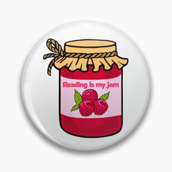 Item preview, Reading Is My Jam Book Lover Life Mulberry Strawberry Fruit Lovers designed and sold by HumansStuck12.