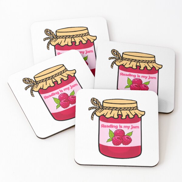 Item preview, Reading Is My Jam Book Lover Life Mulberry Strawberry Fruit Lovers designed and sold by HumansStuck12.