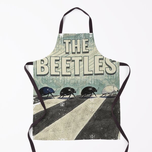 Item preview, The Beetles Abbey Road Parody – Surreal Insect Crossing Art designed and sold by Hen-C-Art.