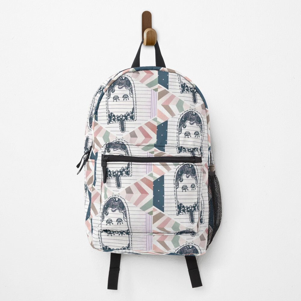 Vista previa del artículo con la obra «Mochila», diseñado y vendido por ThreadsForNaked.