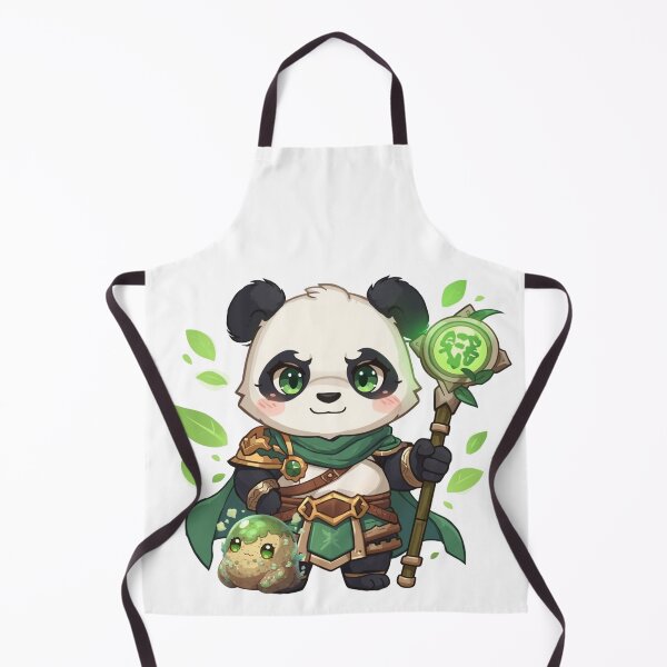 Item preview, Mirella Greenbloom – Mother of Blossoms | Healer of Life and Light | Monzora Fantasy Panda Mage designed and sold by Monzora.