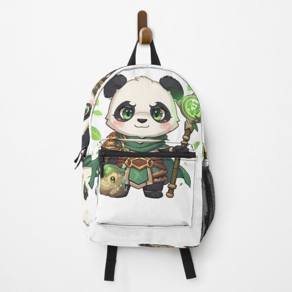 Item preview, Mirella Greenbloom – Mother of Blossoms | Healer of Life and Light | Monzora Fantasy Panda Mage designed and sold by Monzora.