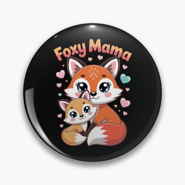 Item preview, Foxy Mama Mother Daughter Fox Kit Cute Saying Mother's Day designed and sold by IdunayaStore.