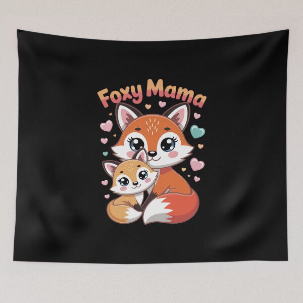 Item preview, Foxy Mama Mother Daughter Fox Kit Cute Saying Mother's Day designed and sold by IdunayaStore.