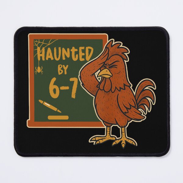 Item preview, Haunted by 6-7 Six Seven Funny Chicken Math Shirt designed and sold by LashondaGreen89.