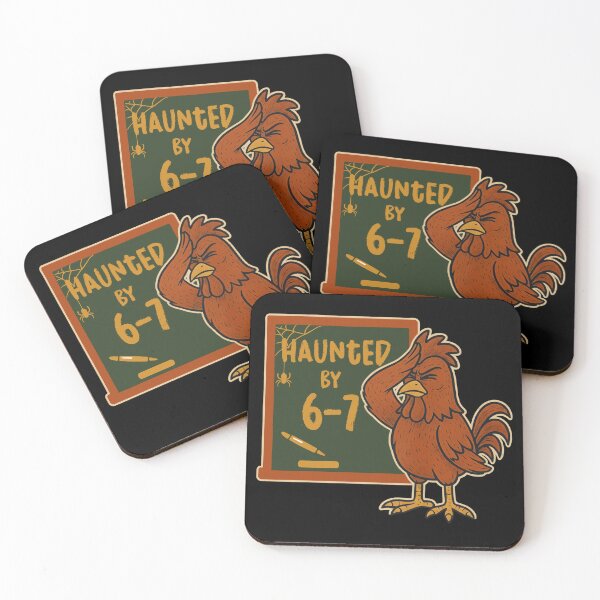Item preview, Haunted by 6-7 Six Seven Funny Chicken Math Shirt designed and sold by LashondaGreen89.