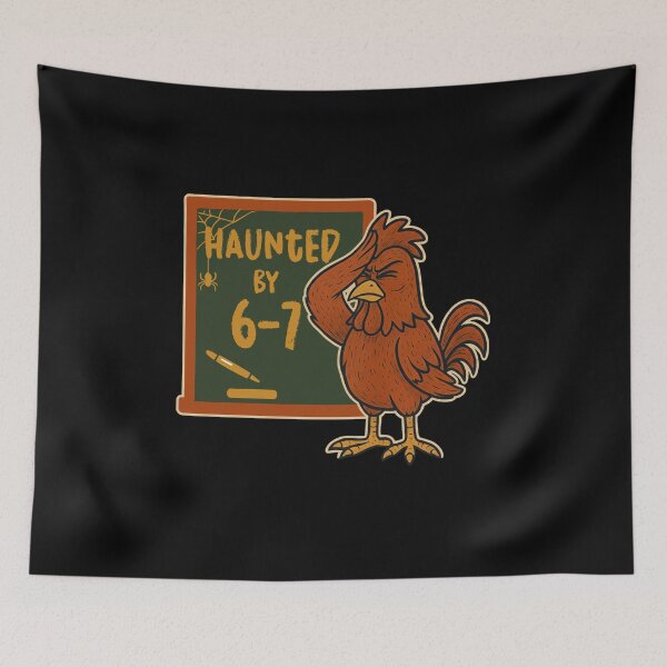 Item preview, Haunted by 6-7 Six Seven Funny Chicken Math Shirt designed and sold by LashondaGreen89.