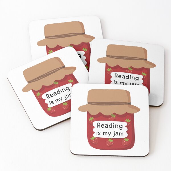 Item preview, Reading Is My Jam Book Filled Days Strawberry Fruit designed and sold by HumansStuck12.