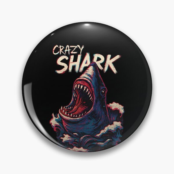 Item preview, "Crazy Shark" with Grunge Style and Aesthetic designed and sold by ITz Shop.