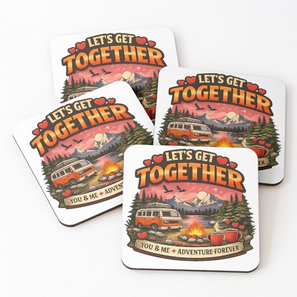 Item preview, Let’s Get Lost Together Romantic Camping Adventure Art designed and sold by Tender Flower Clothing.