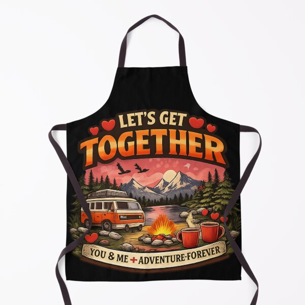 Item preview, Let’s Get Lost Together Romantic Camping Adventure Art designed and sold by Tender Flower Clothing.