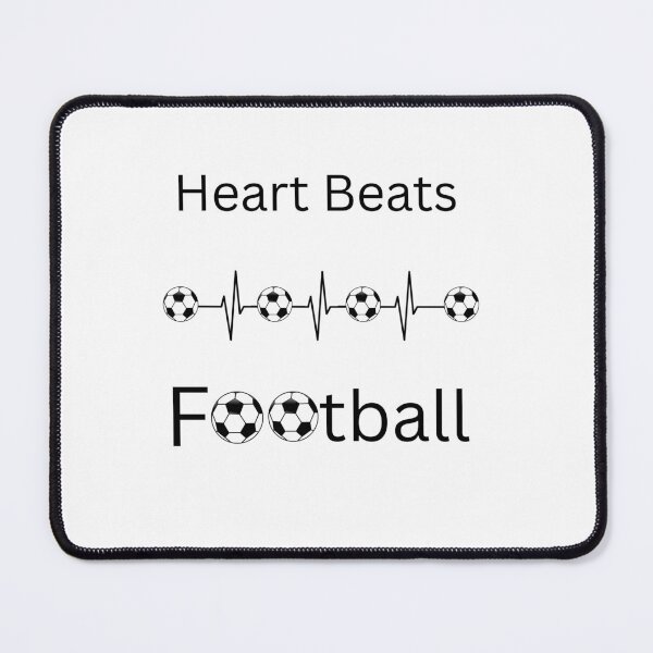 Item preview, Heart beats football design designed and sold by designoorkh.