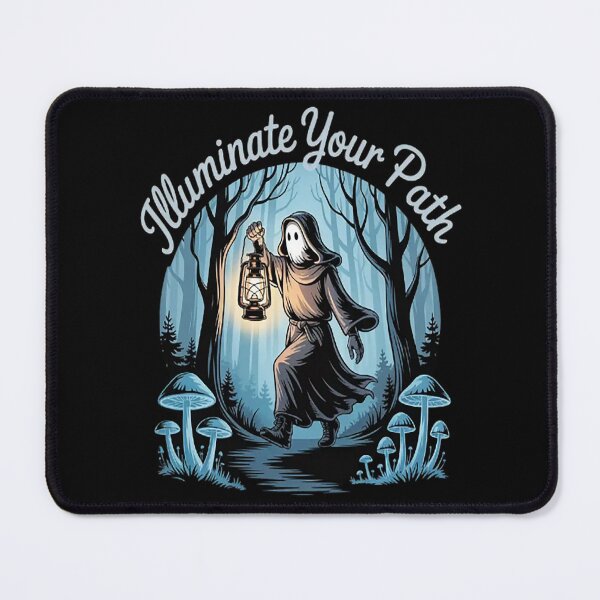 Item preview, Illuminate Your Path Ghostly Wisdom Niche Inspirational Spooky Aesthetic designed and sold by TeamLequid.