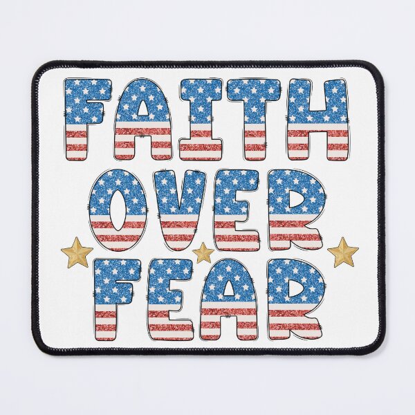 Item preview, Faith Over Fear Patriotic Christian designed and sold by TheNeuroVerse.