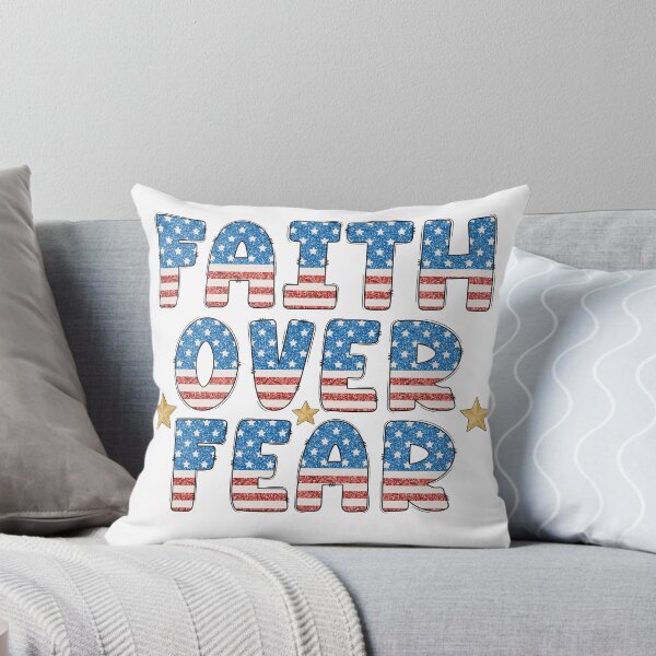 Item preview, Faith Over Fear Patriotic Christian designed and sold by TheNeuroVerse.