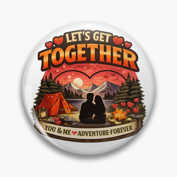 Item preview, Let’s Get Lost Together Romantic Outdoor Adventure Design designed and sold by Tender Flower Clothing.