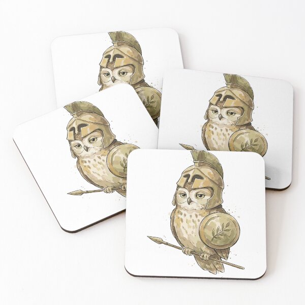 Item preview, Greek Mythology: Athena the Wise Owl designed and sold by bapupa.