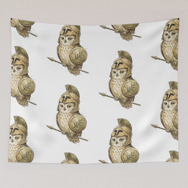 Item preview, Greek Mythology: Athena the Wise Owl designed and sold by bapupa.