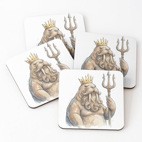 Item preview, Greek Mythology: Poseidon the Walrus designed and sold by bapupa.